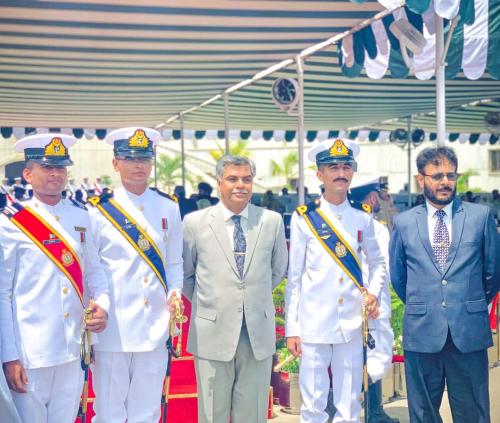Passing out parade of 121st Midshipmen, 29th SSCC held at PNA Karachi