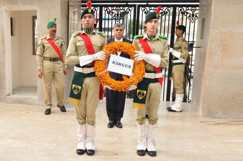 Wreath-lying Ceremony on 6 Sep 2024 at KSK Mazar